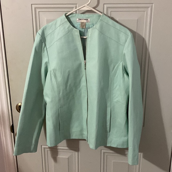 Kemp & Company Women's leather Jacket size 16 - Picture 2 of 7